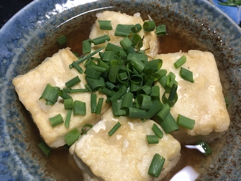 小麦粉で☆揚げ出し豆腐